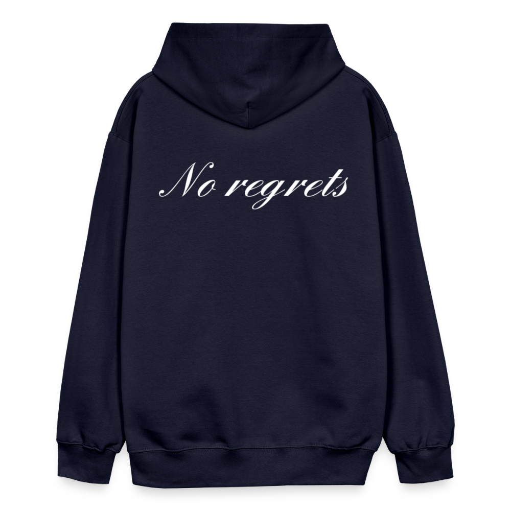 "No Regrets" Hoodie - navy