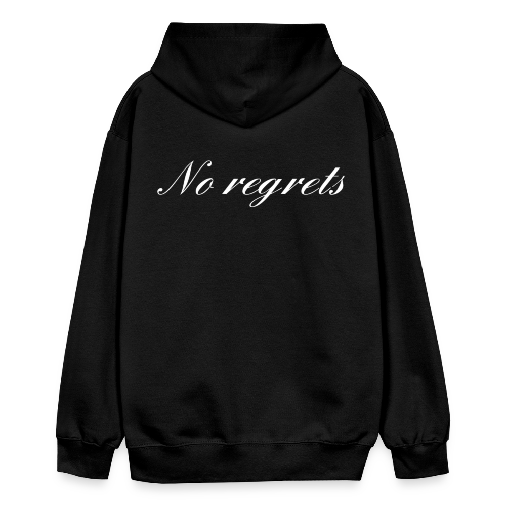 "No Regrets" Hoodie - black