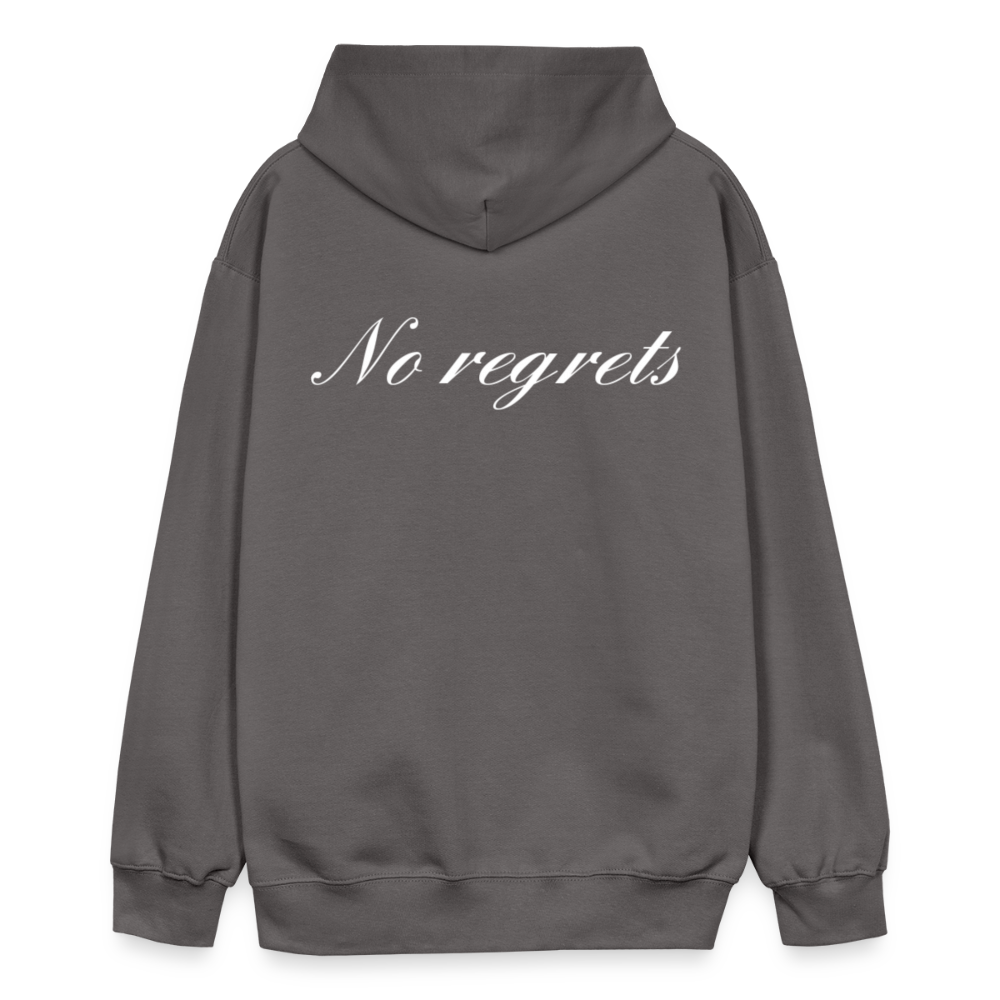 "No Regrets" Hoodie - dark grey